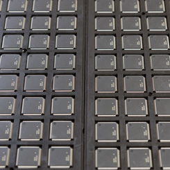 Sales of trays for transport and storage of electronic mounting parts